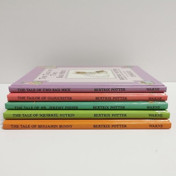 Beatrix Potter Set of 5 Books Small Illustrated Kids Stories Peter Rabbit - Picture 8 of 8